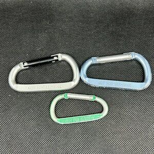 Lot of 3 Carabiner keychain/clips